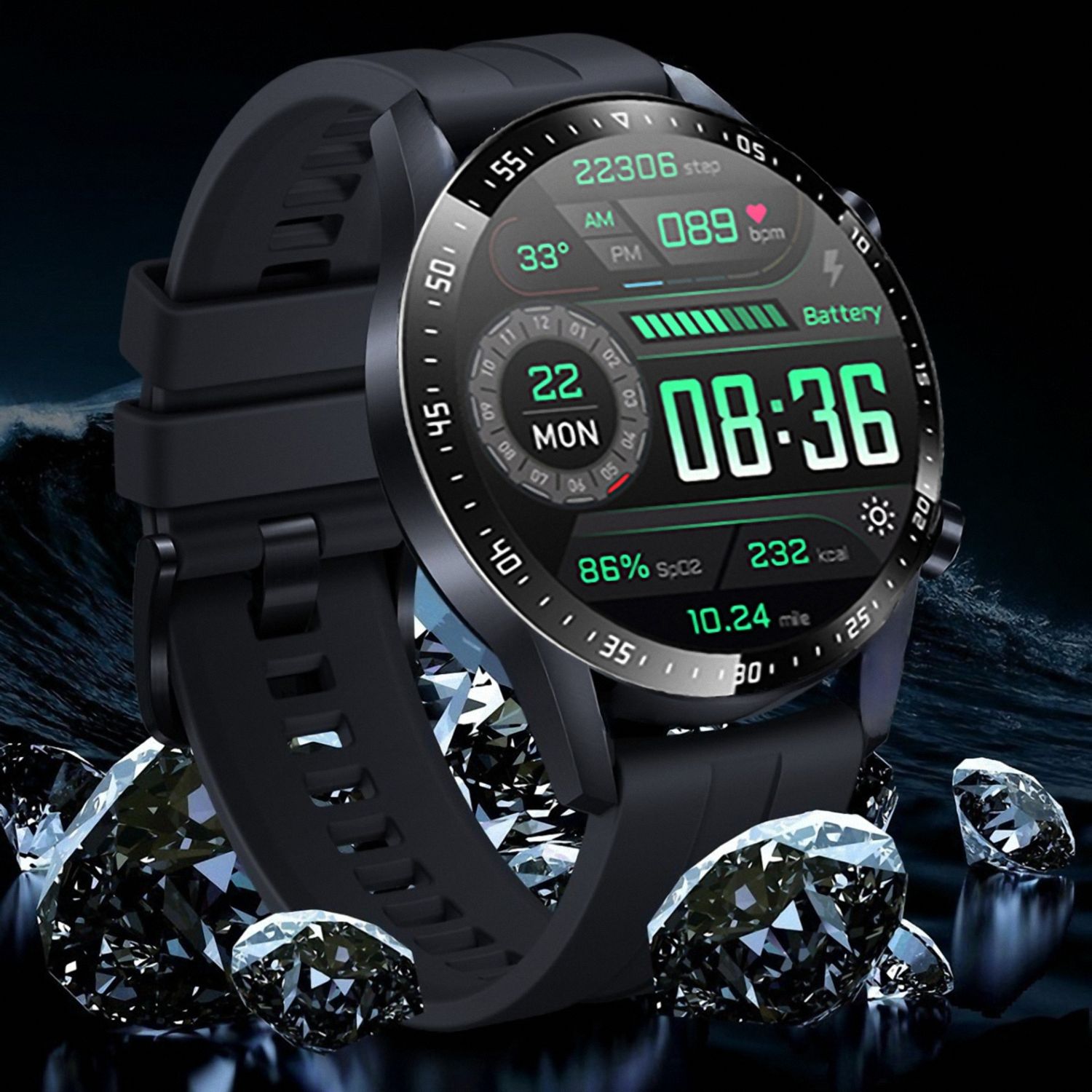 C300  ȭ Ʈ ġ  ƮϽ  ð  ո ð MYFULONN 2022 ο SmartWatch GT2 Androi